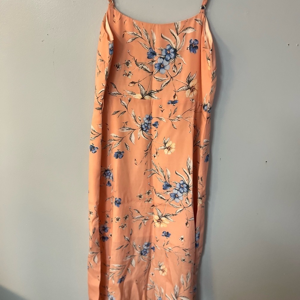 ALI & JAY Orange Tie Front Sundress Midi - Picture 5 of 5